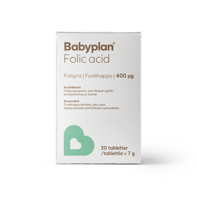 Babyplan Folsyre