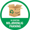 MiljøvenligPakning badge