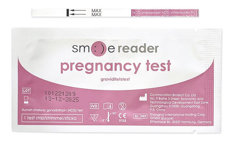 SmileReader Graviditetstest Strimmel