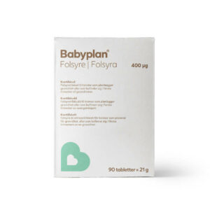 Babyplan Folsyre - 90 tabletter