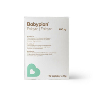 Babyplan Folsyre - 90 tabletter
