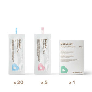 Babtplan testsæt 3 mdr.