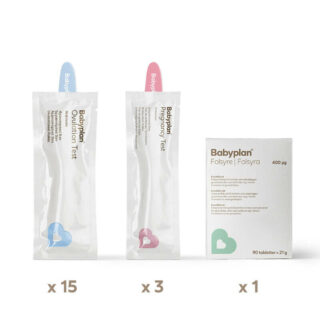 Babyplan testsæt stav - 2 mdr.