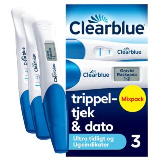 Clearblue Trippel-tjek & Dato