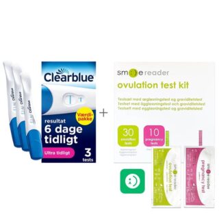 Bundle med Ultra Tidligt graviditetstest og Smile Reader